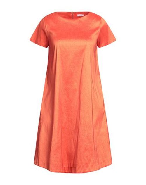 Rossopuro Woman Mini dress Orange Size XL Polyester, Nylon, Elastane
