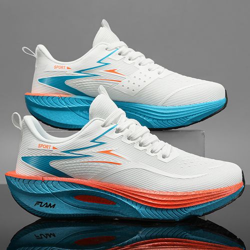temu TEMU Men'-light Casual Athletic Shoes Professional Marathon Running Shoes Carbon Plate Cushioning Training Sports Shoes, Breathable Low- With