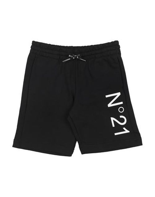 N°21 Kid Boy Shorts & Bermuda Shorts Black Size 8 Cotton