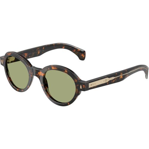 Moncler Unisex Moncler ME6003 RONDOSA 300682 Gafas de sol Acetato Tortuga Verde Redonda Norma