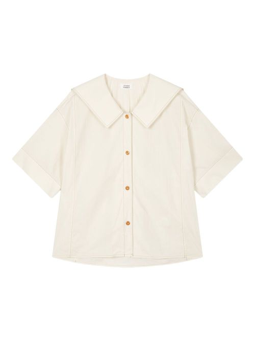 STUDIO TOMBOY collared button-up shirt - Neutrals