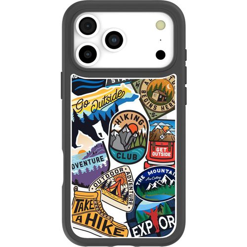 Clear Trail Stickers iPhone 17 Pro Max Case With Noir Ridge MagSafe included