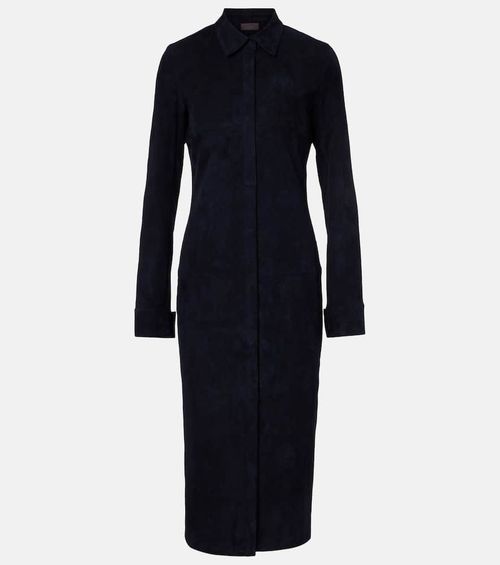 Becky suede shirtdress
