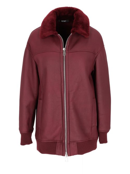 Maroon Regular Fit Jacket