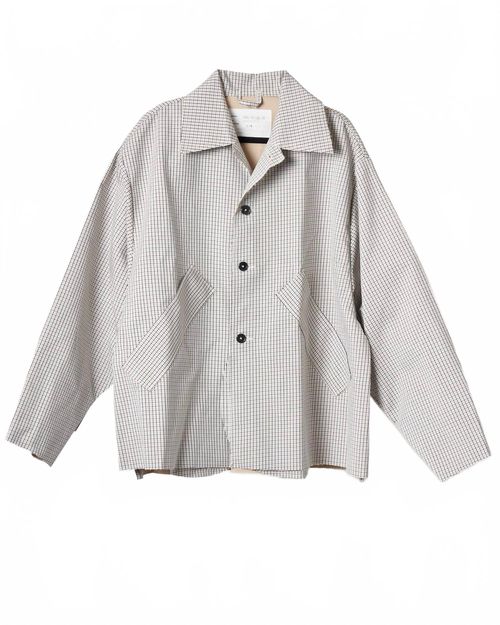 Men's Short Mac Coat In Check