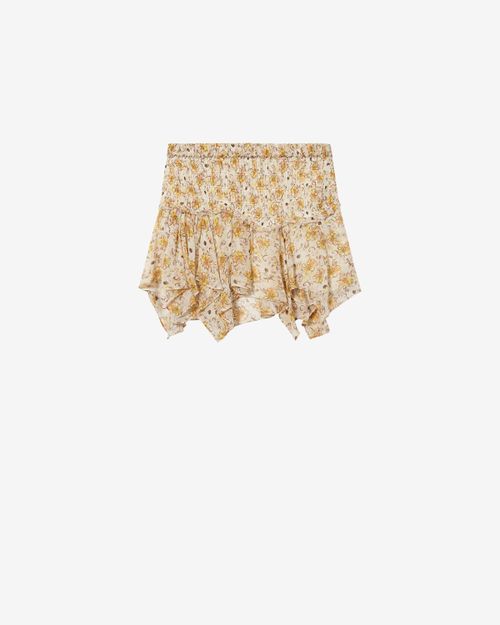 Fiala Skirt - Women - Light Yellow-ecru - Size 42 - Marant Étoile