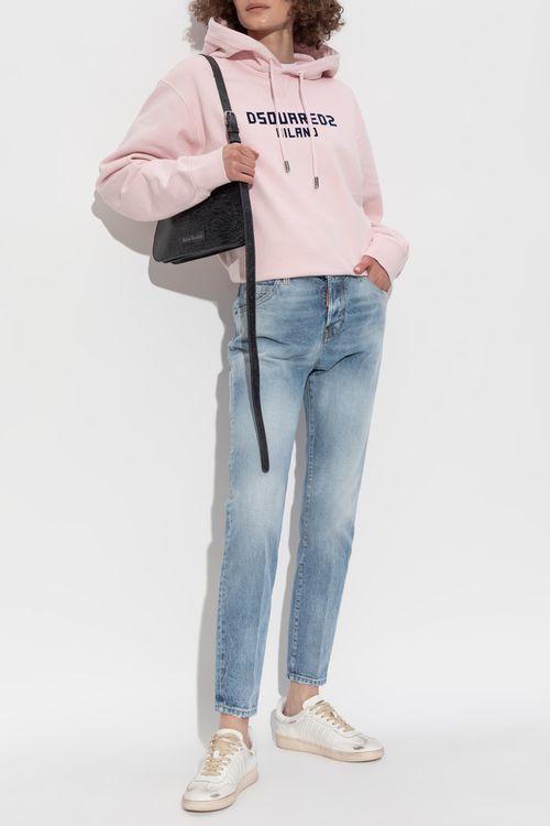 Sweatshirt With Logo, Women's, Pink