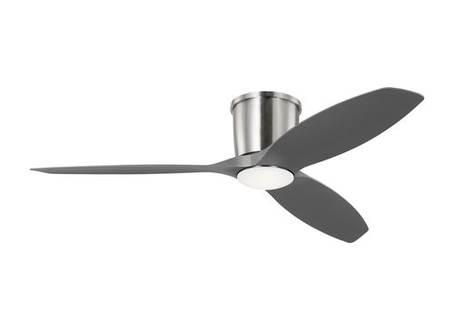 Brushed Steel 52" Ceiling Fan from the Titus Collection