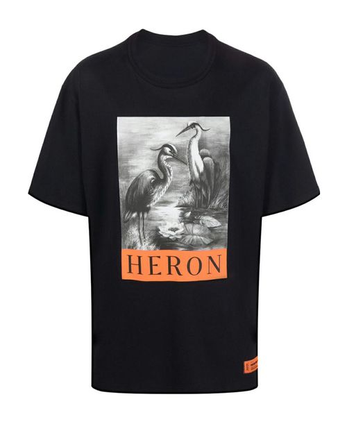 Heron logo-print T-shirt
