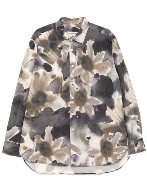 CASEY CASEY | Big raccourcie shirt - Grey | Realry