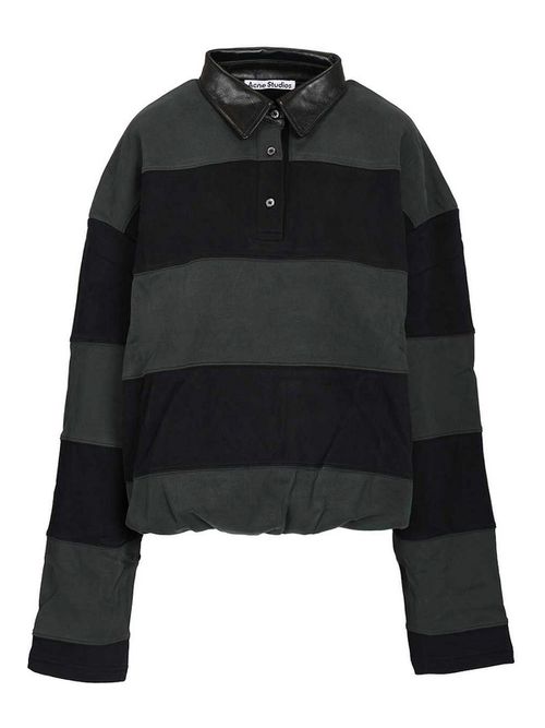 Striped Polo Sweater