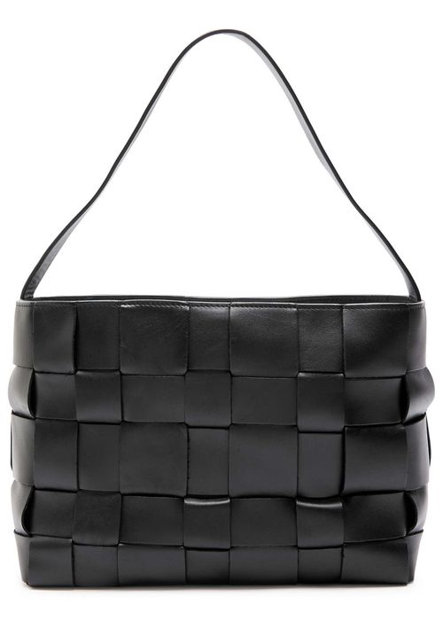 ST. Agni Woven Mini Leather Tote