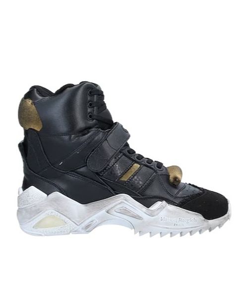High-top leather casual shoes