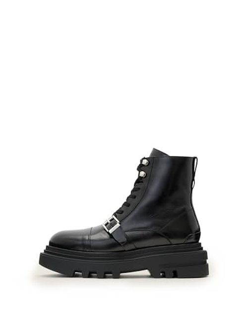 AllSaints Astrid Boot W029FC Black Shine US