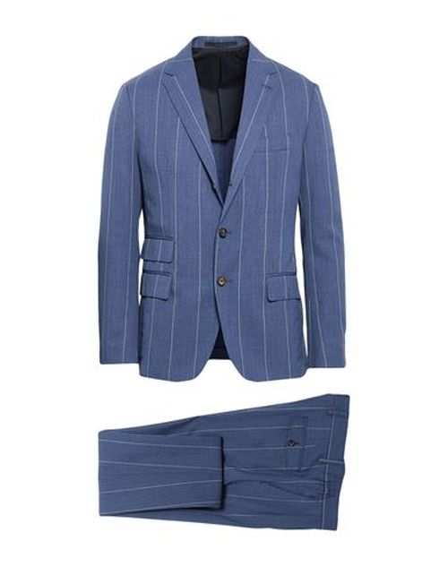 Man Suit Blue Size 40 Wool