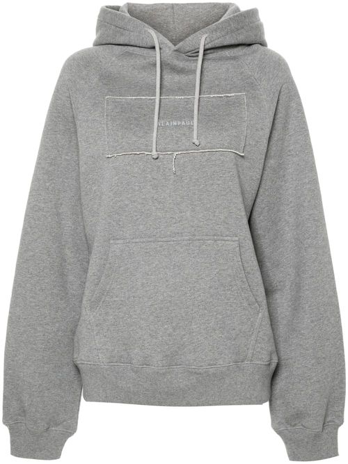 Logo-patch hoodie - Grey