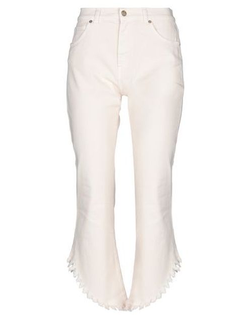 Woman Jeans Light pink Size 25 Cotton, Elastane
