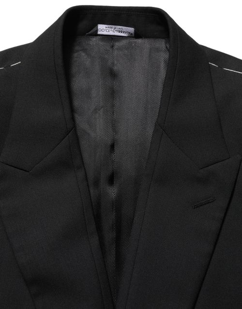 Virgin Wool Blazer — Black