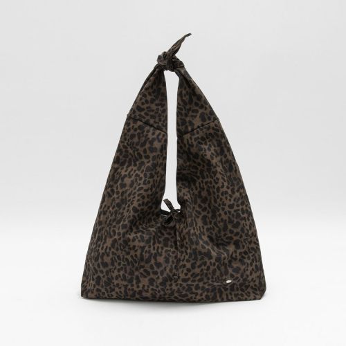 LEOPARD MAXI KNOT BAG