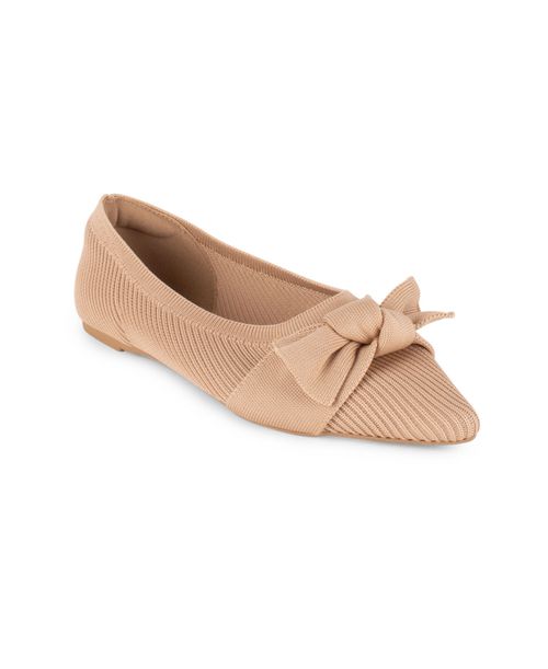 Women's Montserrat Knit Slip-On Flats - Natural