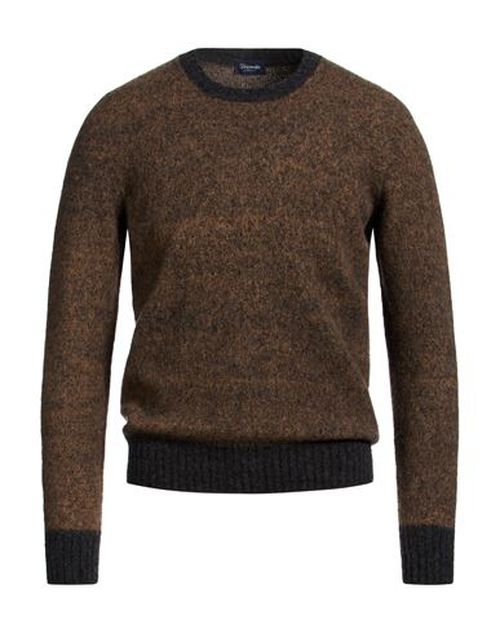 Man Sweater Brown Size 44 Lambswool