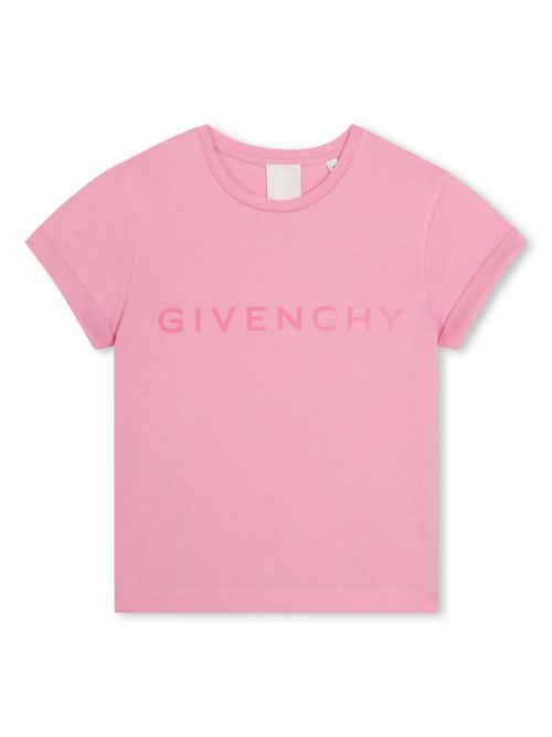 4G-print cotton T-shirt - Pink