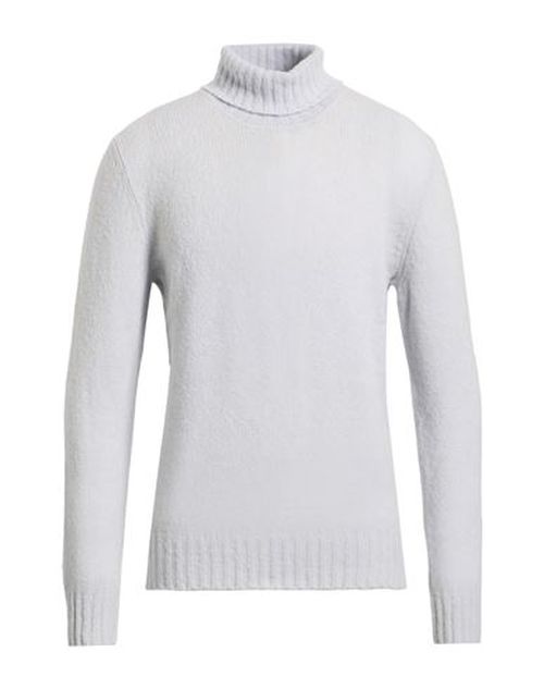 Man Turtleneck Light grey Size 48 Virgin Wool, Polyamide