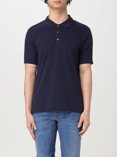 Polo Shirt Men color Blue