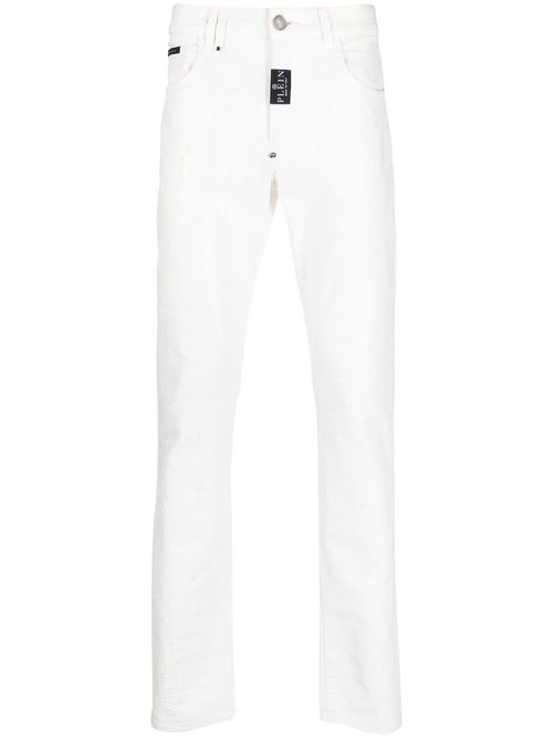 Straight-leg jeans - White