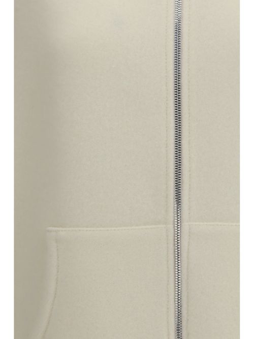Virgin Wool Fleece Vest — White