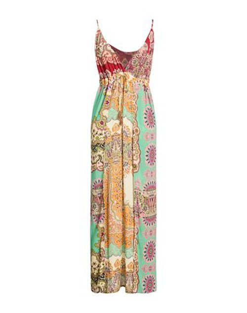 Woman Maxi dress Brick Size 4 Viscose