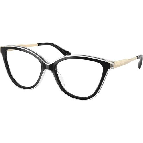 Michael Kors Mujer Michael Kors MK4190U COSTA BRAVA 3005 Monturas ópticas Inyectado Negro Transparente Cat Eye Norma