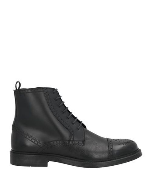 Man Ankle boots Black Size 10 Calfskin