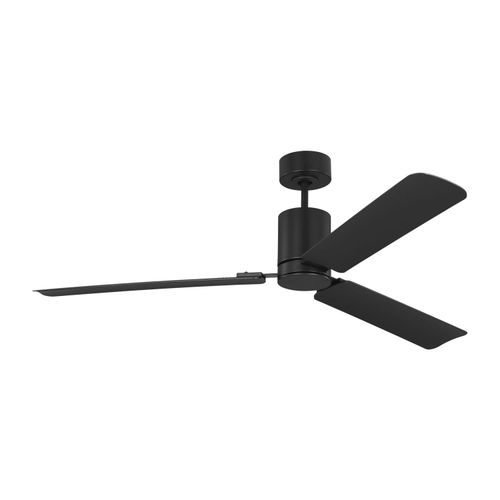 Midnight Black 62" Ceiling Fan from the Cleancut Smart Collection
