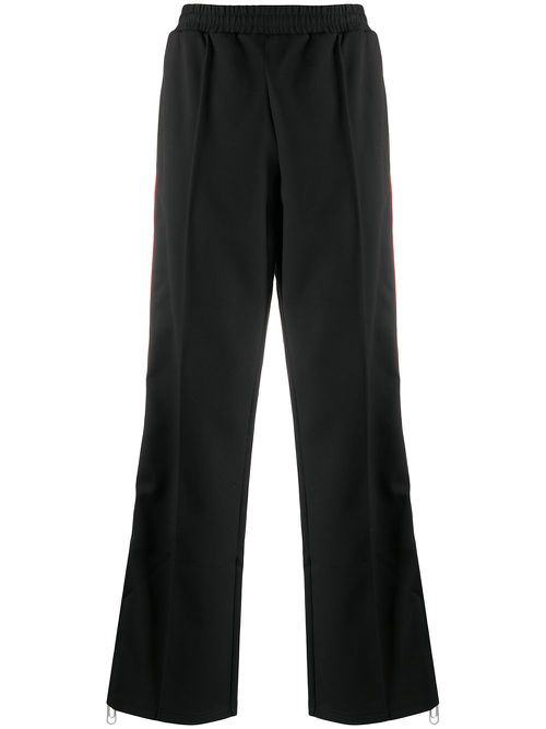 X Theophilus London side-stripe track pants - Black