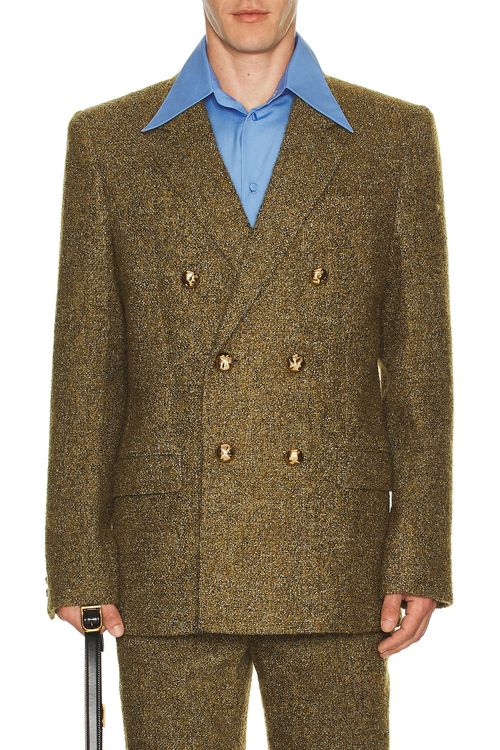Valentino Jacket in Verde Bianco & Nero - Olive. 50 also in