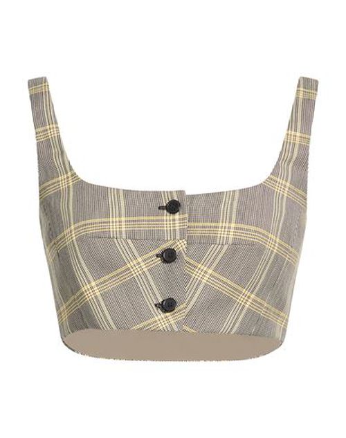 Woman Top Pastel yellow Size 4 Virgin Wool, Polyester