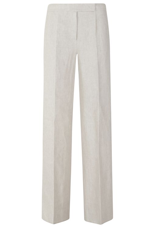 Ginnico Nude & Neutrals Lino Pantaloni - Women