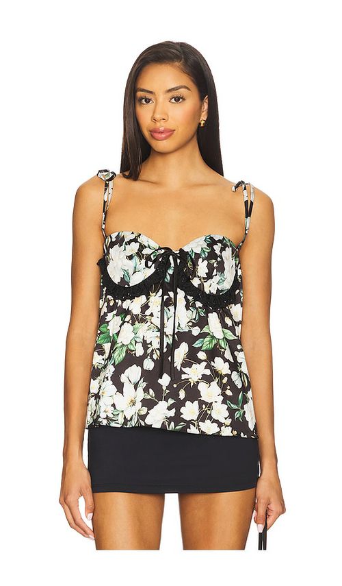 KIKA VARGAS Gretchen Top in Black. -  8 also in 0, 10, 2