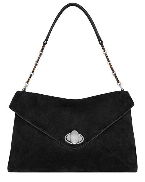 Love Note Suede Shoulder Bag