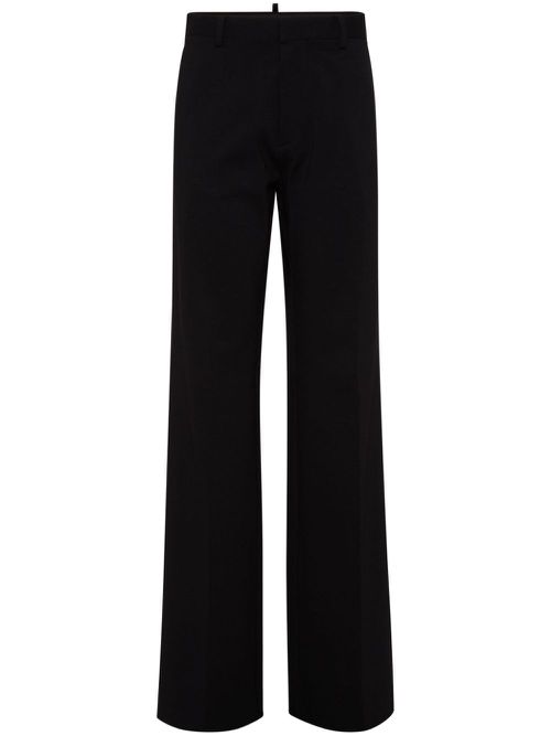Straight-leg trousers - Black