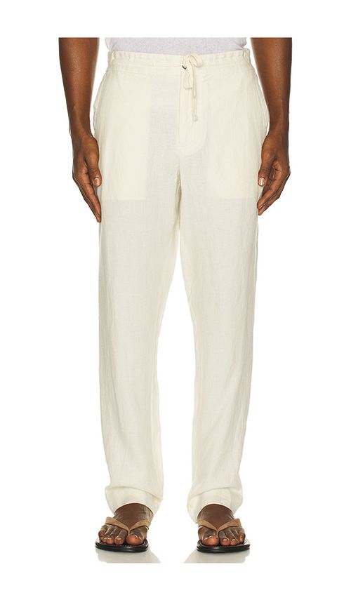 Vince Patch Pocket Drawstring Pant in Bone. M also in L, S, XL/1X, XXL/2X