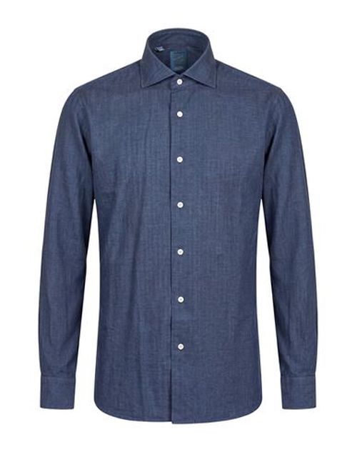 Man Shirt Blue Size 15 ¾ Cotton