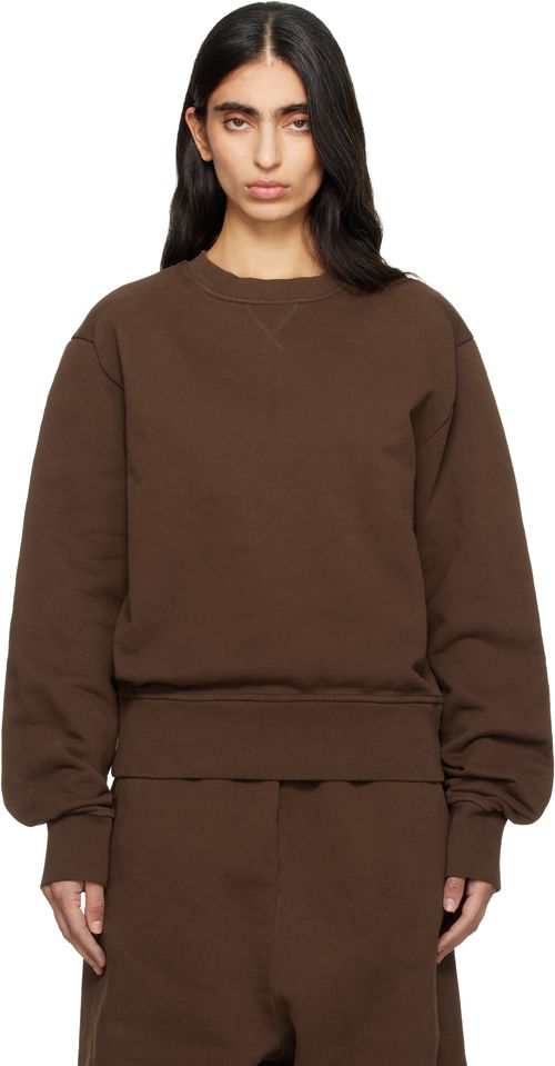 Brown Pod Crew Sweatshirt