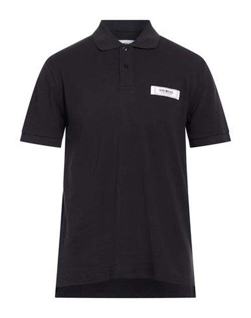 Man Polo shirt Black Size XXL Cotton
