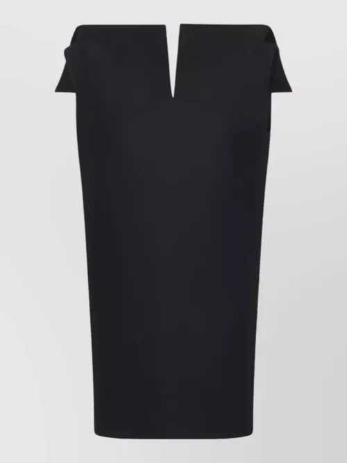 Balenciaga - silk-blend strapless mini dre
