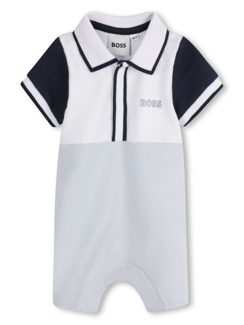 Colourblock romper - Blue