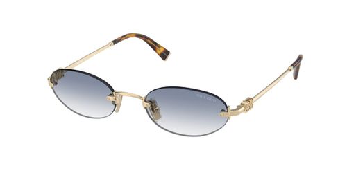 Miu Miu MUA54S ZVN80O Women's Sunglasses Gold Size 51