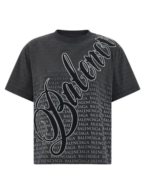 Logo-Print Cotton T-Shirt — Black