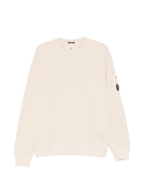 Men's Cotton Crewneck Sweatshirt with Magnifying-Glass Pocket